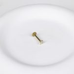 Gold Aurora Crystal Flat Back